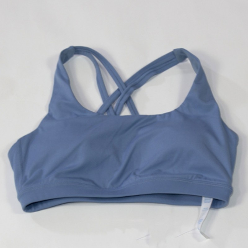 Reggiseno sport da yoga femminile imbottito push up nylon top top a doppia faccia a doppia faccia a doppia schiena shock -shock reggisenio da yoga