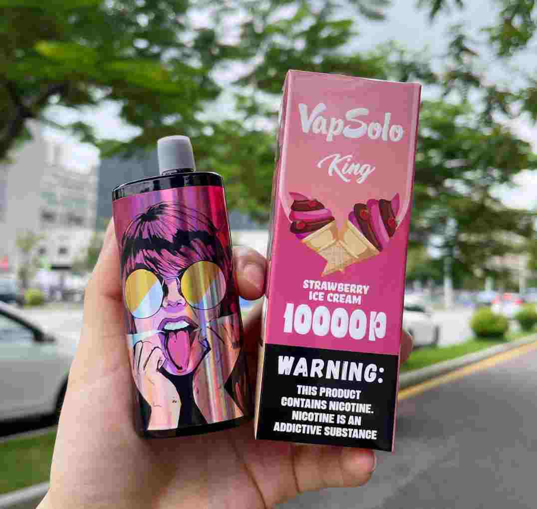 Heet verkopen E Sigaretten VapSolo King 10K Mesh Coil Disposable Vapes Puff Vaporizador 10000 Puffs Vaper