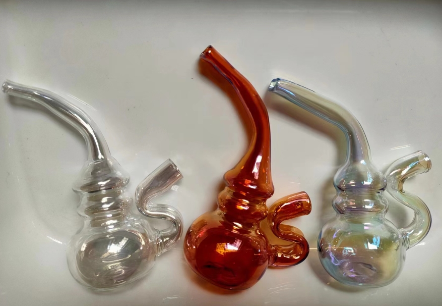 Mini Glass Gourd Hookah Water Bong Pipe 3.5 Inch Smoking Straw Tobacco Recycler Bongs Bubbler DAB Rigs