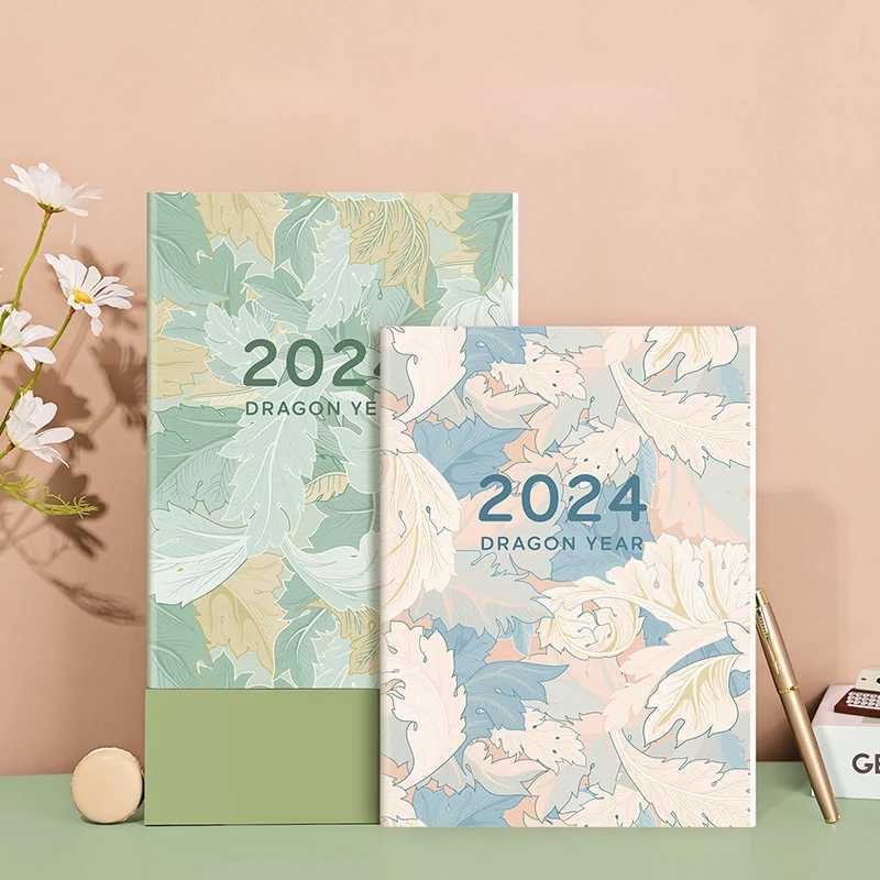 Calendrier 2024 Planificateur annuel Note de planificateur Kawaii Calendrier Blocage-notes du bloc-notes Agenda Agenda Agenda Organisateur Budget Planner Diary Office