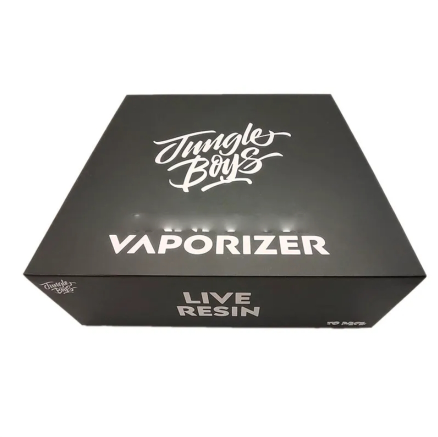 Jungle de junção vazia 1.0 ml Disponível Vape Pen recarregável e cigarros 350mAh Bateria de vaporizador vazio Caixa de cartuchos da caixa de cartucho de 1000mg com saco de zíper adesivos