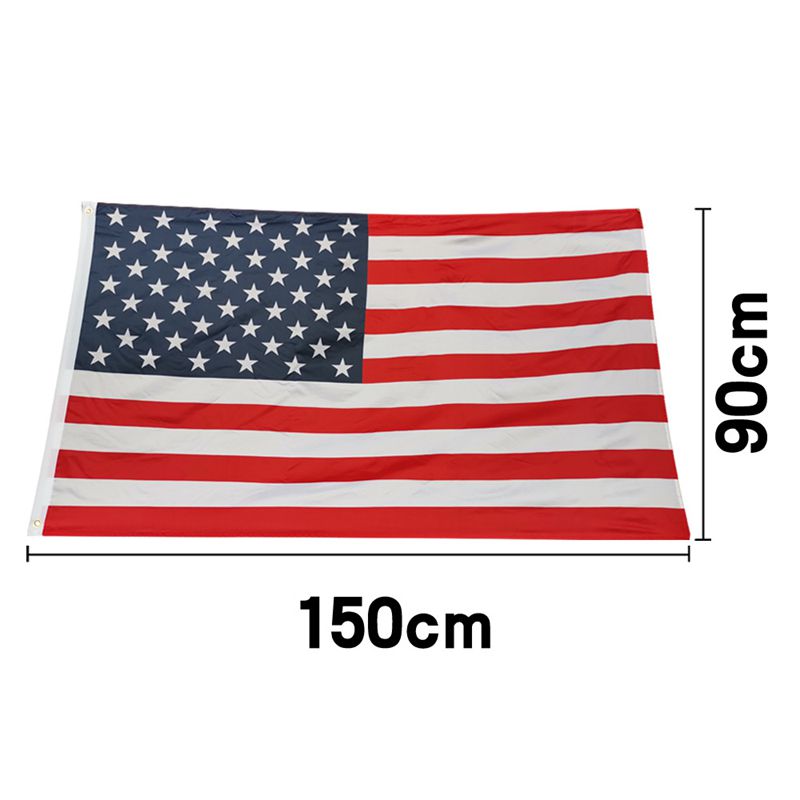 90*150cm 3*5ft Amerika Bayrak Polyester Amerika Birleşik Devletleri Yıldız Şeridi ABD Bayrak ABD Genel Seçim Ülke Afiş Asma Bayraklar Q974