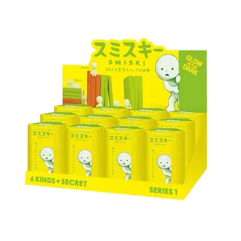 Blind Box Inscock Smiki Work Serie Blind Mystery Box NoctiCécent Green Doll Action Figures Cartoon Desktop Decoration Model Doll Gift Toy T240506