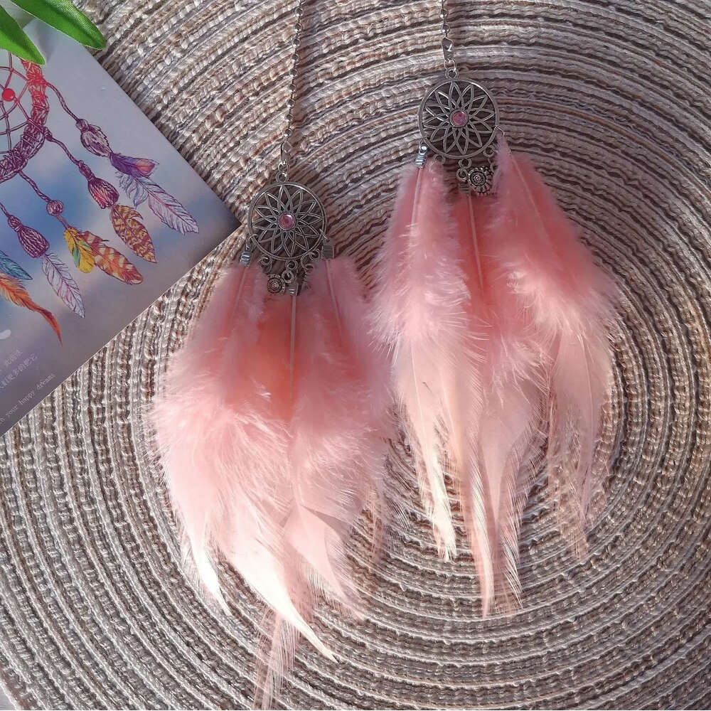 Upgrade accessoire meisjes geschenk veer spiegel hangende hanger thuis decor gelukkige ornament accessoires autodecoratie