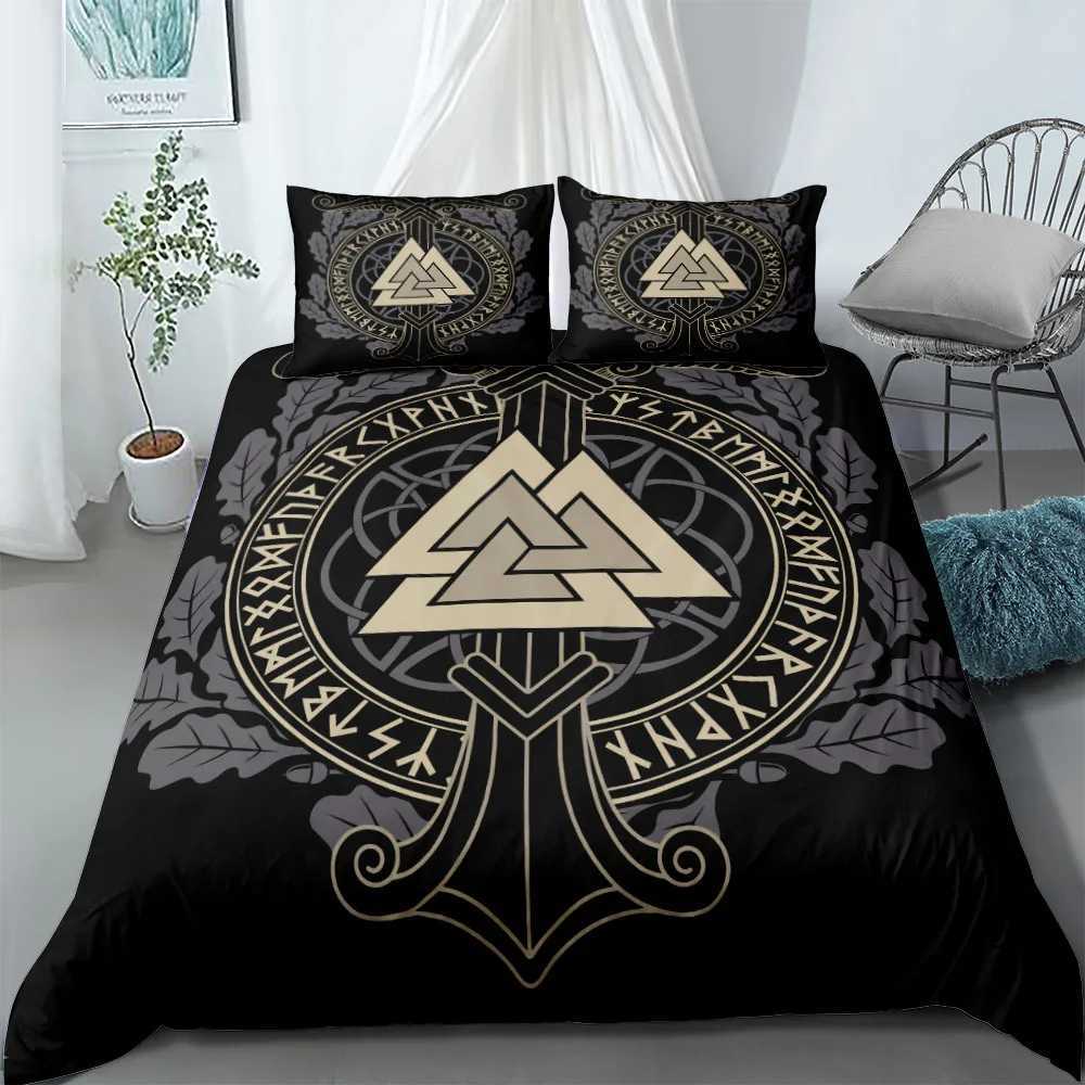 Beddengoed sets viking kunst sterrenbeeld beddengoed sets dekbed covertrippy galaxy bed set dekbedovertrek hekelhoroscoop maan fase quilt deksel gezellig j240507