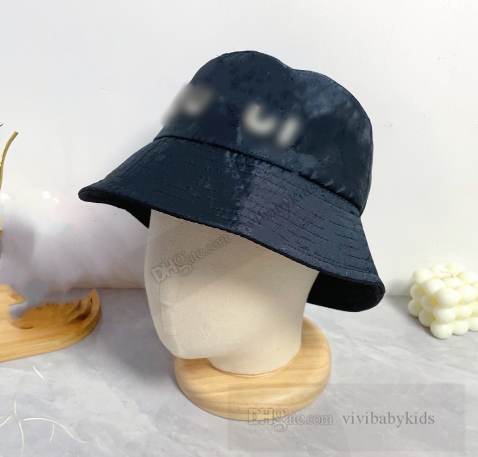 خطاب المراهقين تطريز Sunhats Designer Kids Hat Fisherman's Hat Luxury Big Girls Boys Beach Beach Hat Big Brim Sunblock Cap Z7995