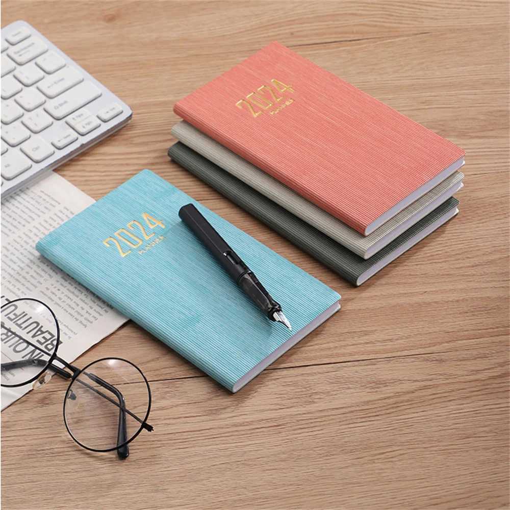 Kalender 2024 Planner Notebook Daily Weekly and Monthly Planner 2024 Agenda Diary to Do List Pocket Note Boek Kalender Office Papelaria