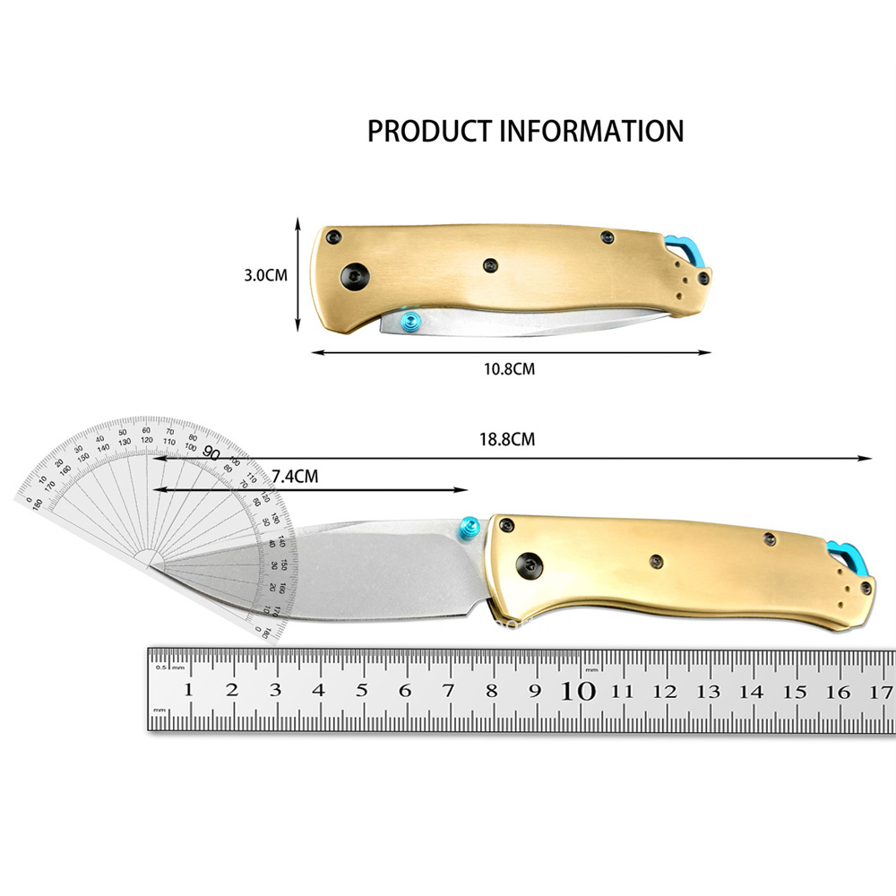 BM 535 Bugout Couteau pliant extérieur 3.07 '' S90V en acier Drop Point Brade Handle Tactical Hunting Outdoor Couteau EDC Selc Defense Tool BM 18060 BM 9071