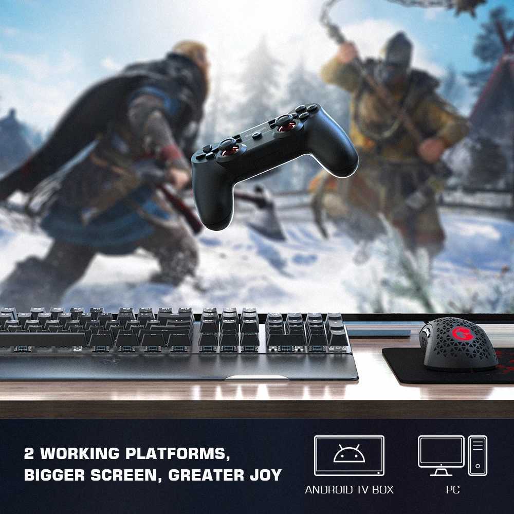 Ontrollers Joysticks Gamesir T3 Kablosuz Gamepad Oyun Denetleyicisi PC Android TV Kutusu Masaüstü Bilgisayar Windows 7 10 11 J240507 için Joystick