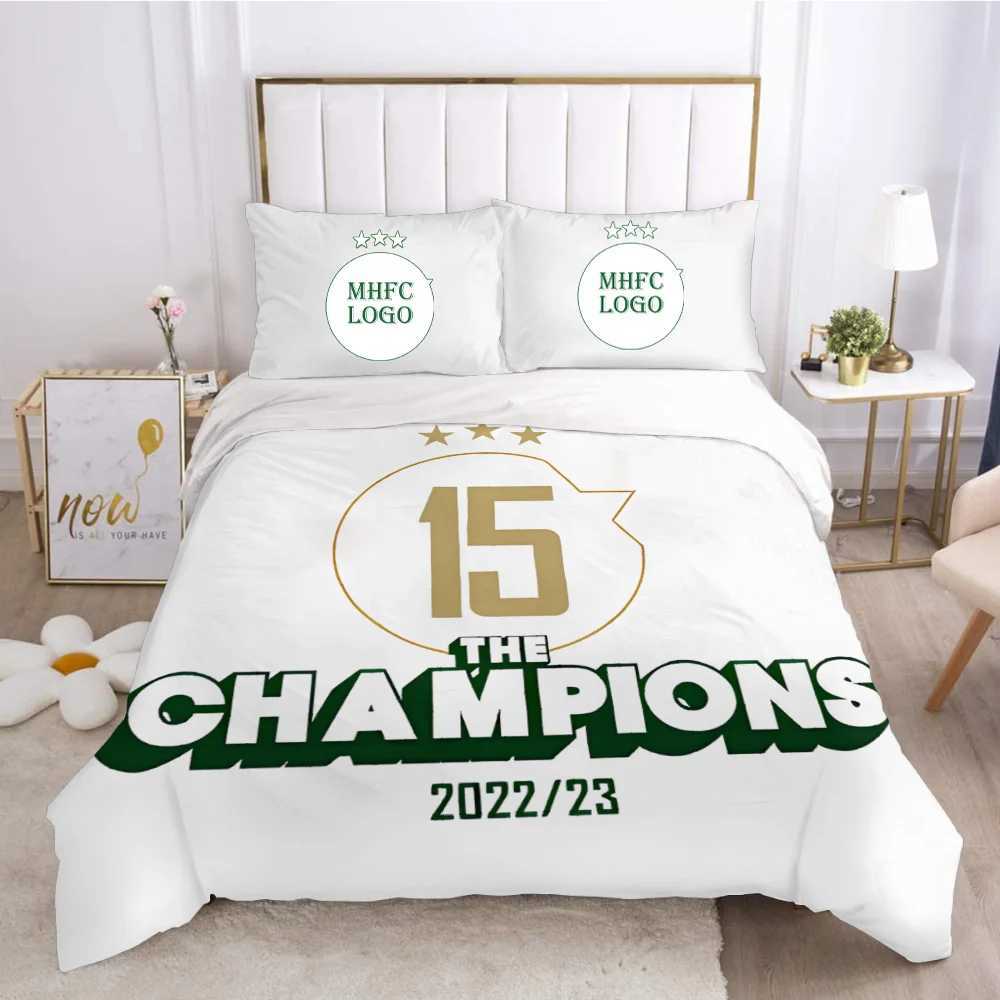 Ensembles de literie Israël MHFC MacCabi - Haïfa Champions Set Couche de couette Single Twin King Size Quilt Cover Home Textile J240507