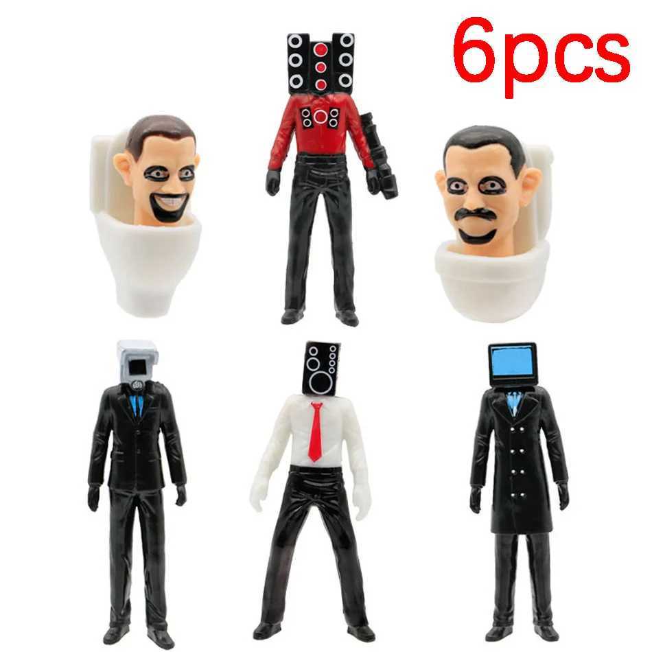 Actie speelgoedcijfers Skibidi Toilet Figuur Toys vs Speaker Man TV Man Camara Man Actie Figuren Dolls Fans cadeau 6 %