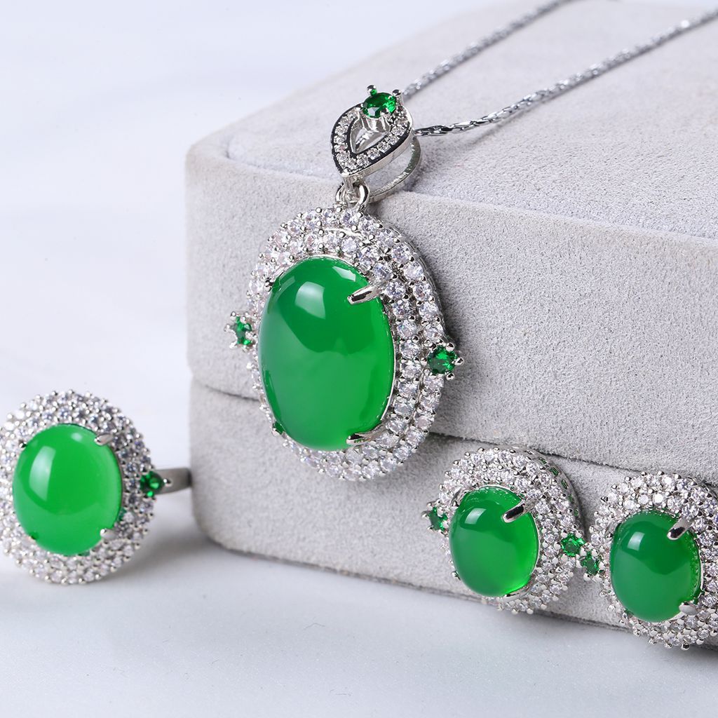 Ювелирные изделия для ювелирных изделий Antique Jade Diamd