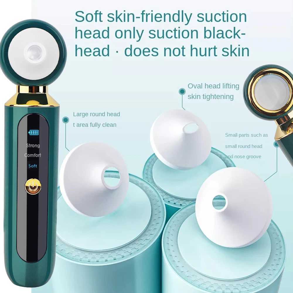 Domowy instrument urody elektryczny masaż twarzy regeneracja skóry 50x Powiększone czyszczenie otworu Ssanie próżniowe Usuwanie próżniowego garne