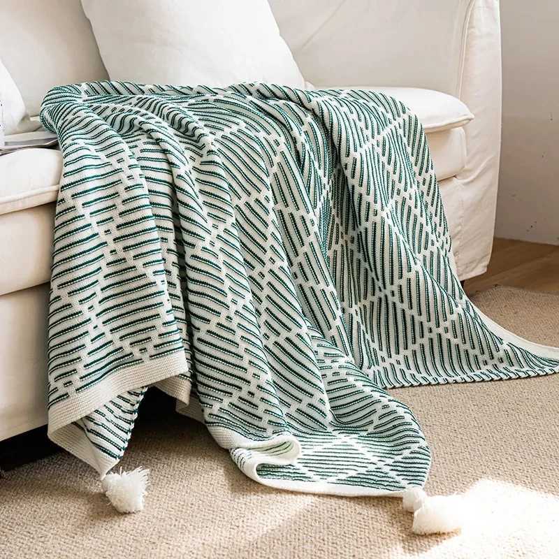 Couvertures couvre-lit jet de couverture couverture de canapé en tricot couvertures lancers pour le canapé couverture de personnalité de canapé Luxury de lit décoratif couverture de lit à plaid deken