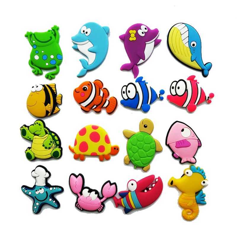 fridge Magnete lustige tierische Magnete für Kinder lernen Spielzeug Cartoon Fischschildkröte Kühlschrank Magnete für Kinder Kühlschrank Aufkleber