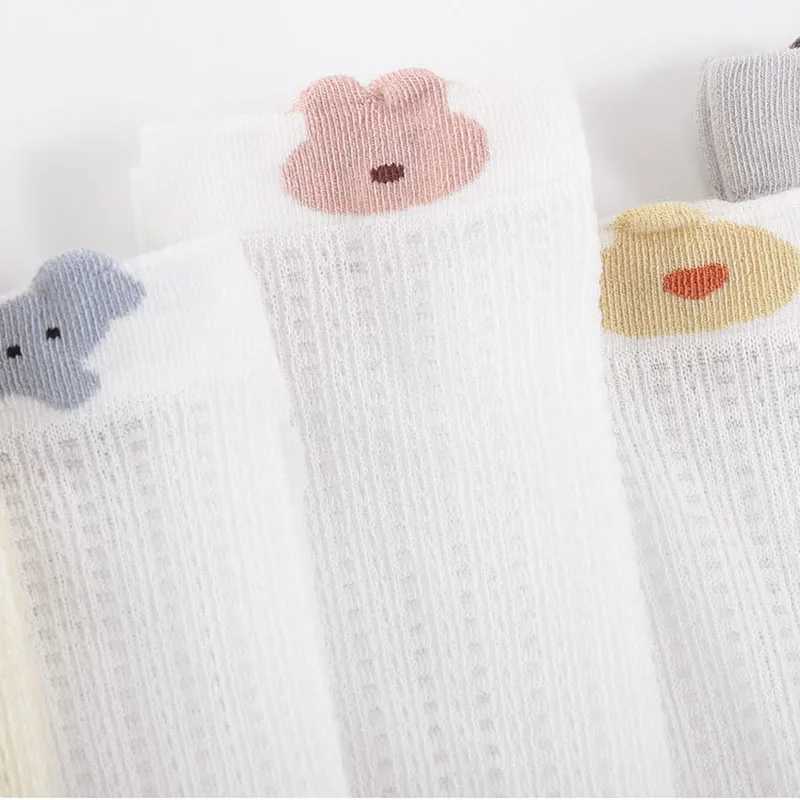 Kids Socks a MILANCEL Summer Baby Long Stockings 0-3Y Girls Thin Style Cartoon Bunny Sweet Socks Toddler Sock