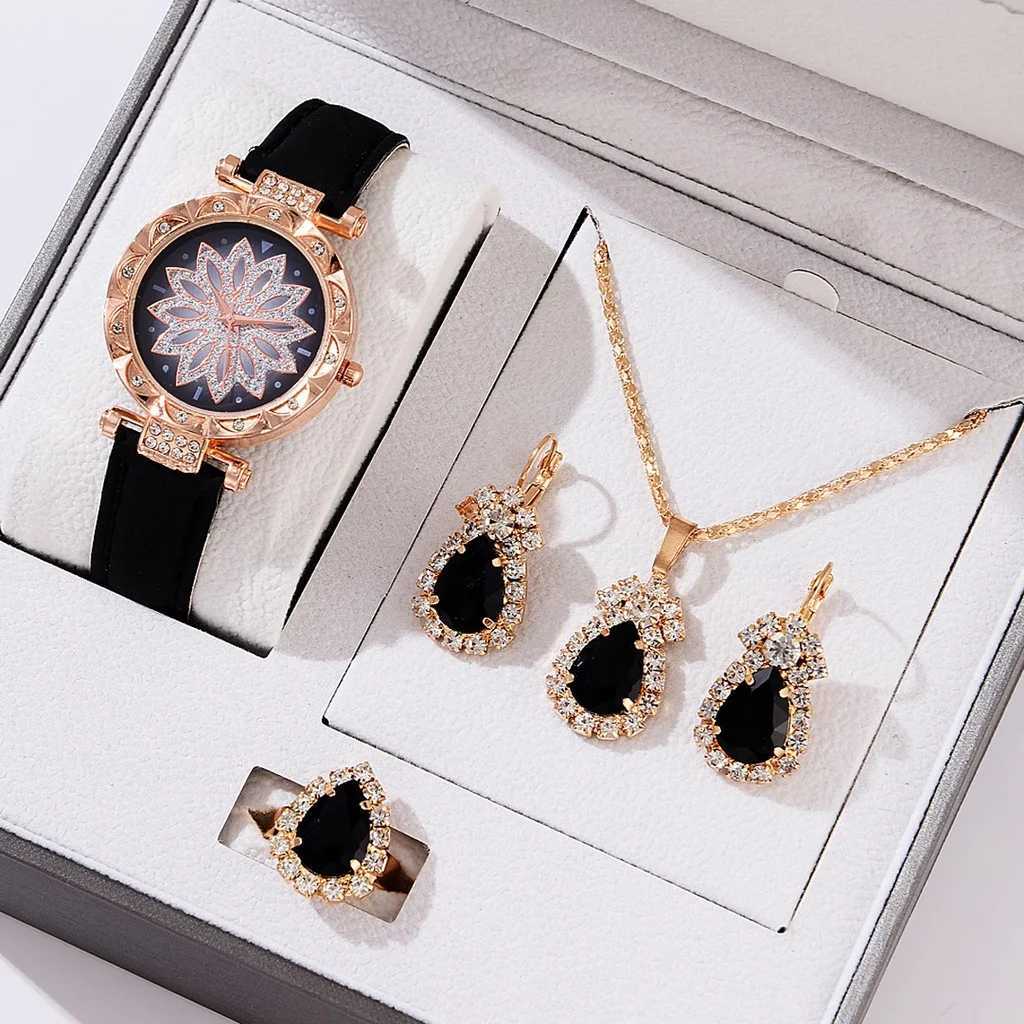 Montres pour femmes Kegllect Womens Star Flower Table Magnétique Bracelet Diamond Bracelet en acier inoxydable Quartz