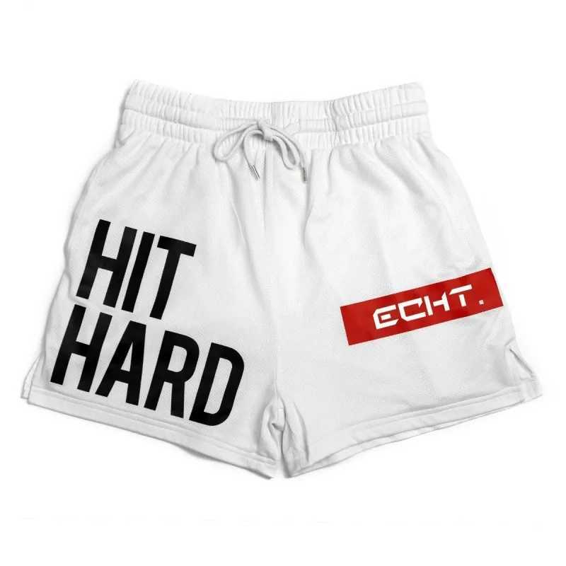 Heren shorts oefening boksshorts mannen sportscholen bodybuilding shorts zomer zwart goud mannelijk ademende snel droge jogger strand korte broek t240507