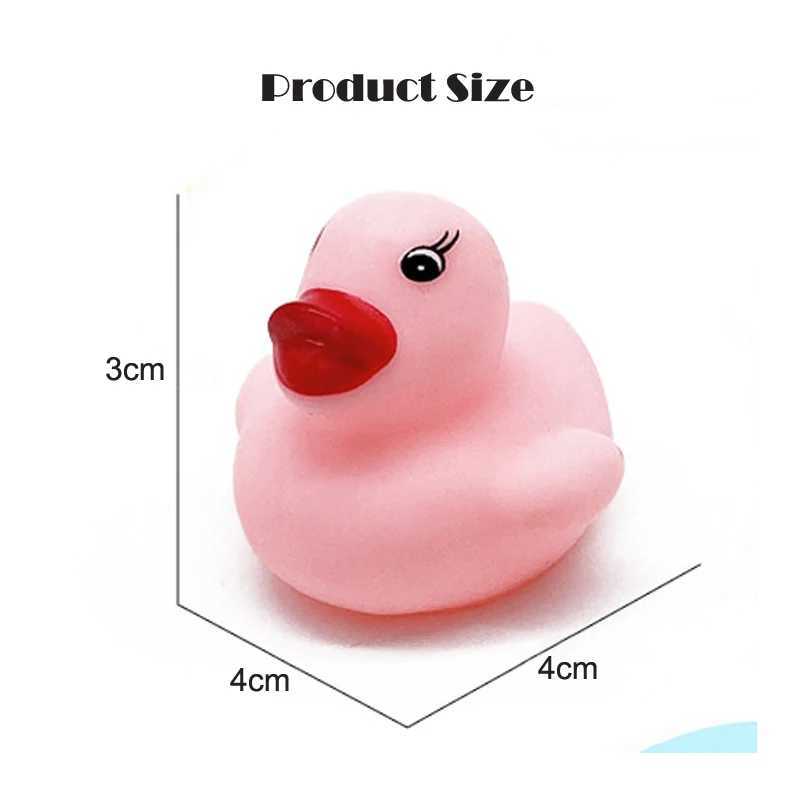 Bath Toys 20-Cute Squeaky Rubber Ducks for baby toys 0-12 Month Swimming Baby Float Bath Toys for Kids Water Fun Game Playing d240507