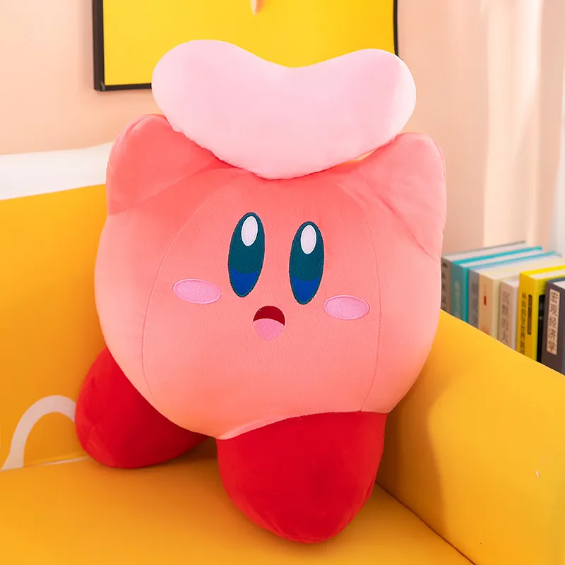 New 30cm cute strawberry Kirby plush soft throw pillow gift game prizes