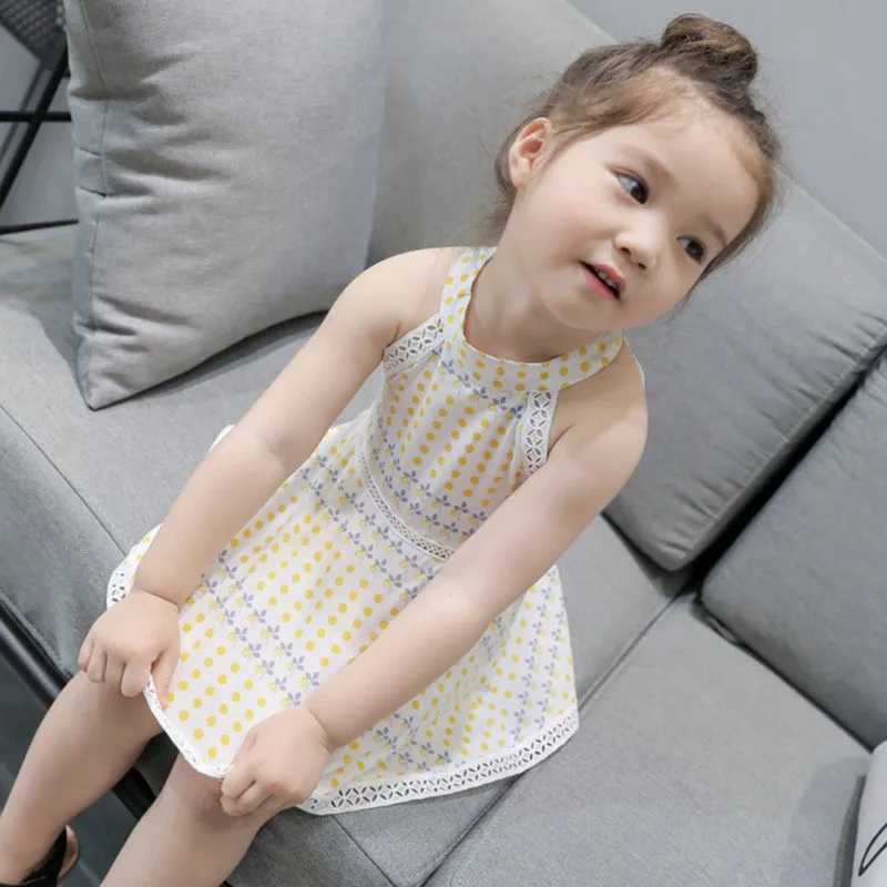Girl's Dresses Baby Dress Striped Childrens Party Evening Dress Fashion Sleeveless Summer Dressl2405