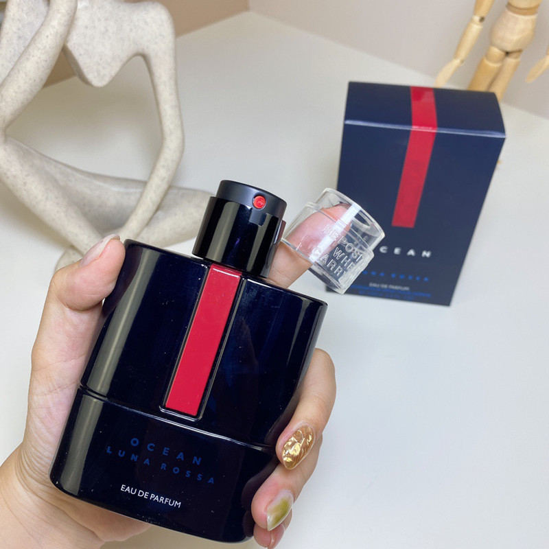 Uomo profumo fragranza eau de parfum oceano Luna rossa team di profumo del buon odore di buon odore neutro di colonia affascinante corporetto nebbia rossa rossa luna versare homme veloce nave