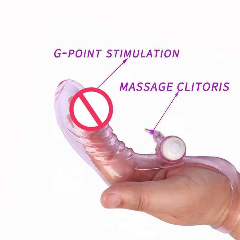 Altri articoli la salute della salute S Silicone Finger Vibratore G Spot Massager vibrante Diling Flirting Vagina Prodotti adulti Donne Erotiche Coppie Y240503