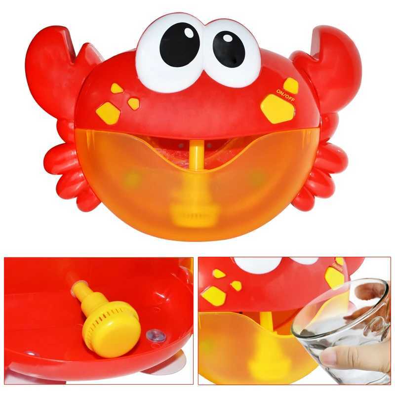 Toys de bain Bubble Crabs Baby Bath Toy Funny Toddler Bath Bubble Maker Pool Swimming Bathtub Machine de salle de bain Toys pour enfants pour enfants D240507