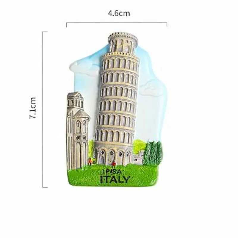 FRIDGE MAGNETS WORLD TOUSISMSOUVENIR RESIN FRIDGE MAGNET STICKERS ITALY PARIS VIENNA MAGNETS FOR THE REFRIGERATOR CRAFTS HOME DECOR