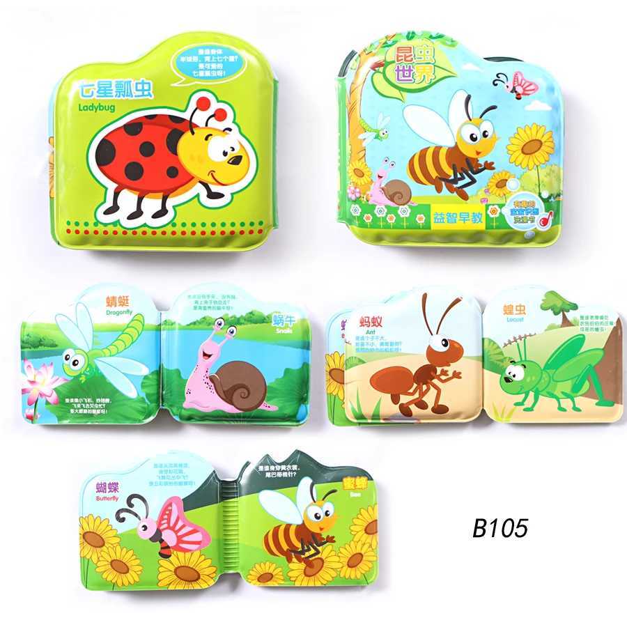 Jouets de bain bébé jouet natation salle de bain mini jouets pour les insectes d'animaux pour les enfants imperméables