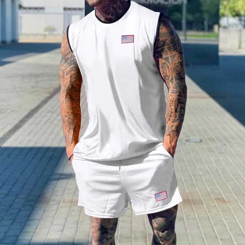 Traccetti da uomo Nuova abbigliamento sportivo da basket in stile europeo e americano l'estate del gilet senza maniche l2405