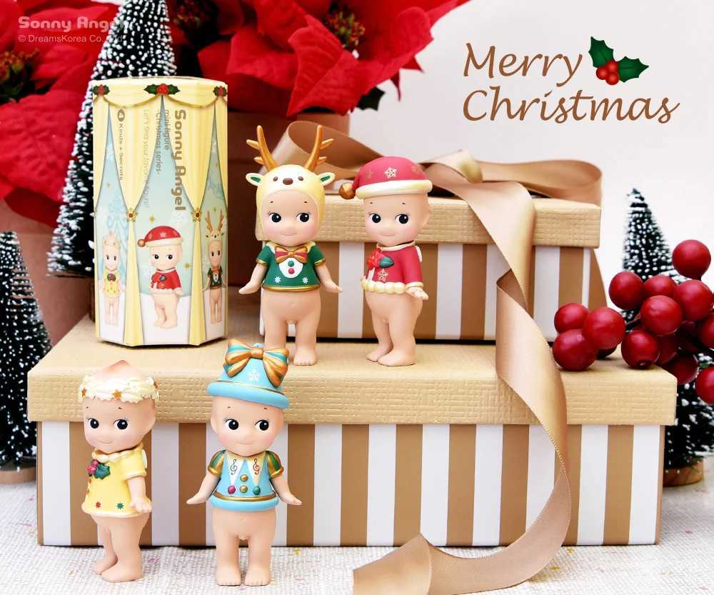 Blind Box Christmas 2018 Blind Box potwierdzony styl oryginalny uroczy lalka ekran telefonu