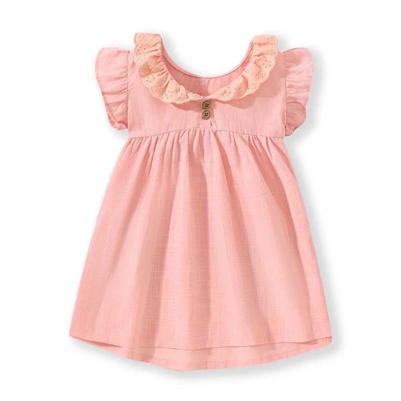 Robes de fille petit maven 2024 robe animal lapin beau et élégant bébé fille mignonne enfant vêtements décontractés enfants sobe dressl2405