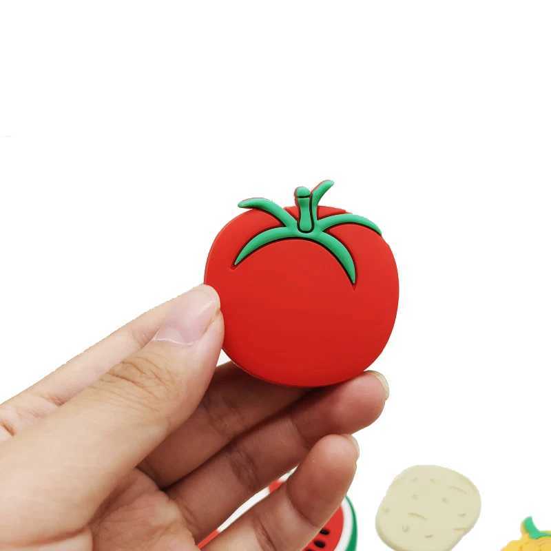 fridge magneten 24 -stks grappige koelkastmagneten voor kinderen kinderen leergereedschap gesimuleerde fruitgroente PVC cartoonmageten voor babyspeelgoed