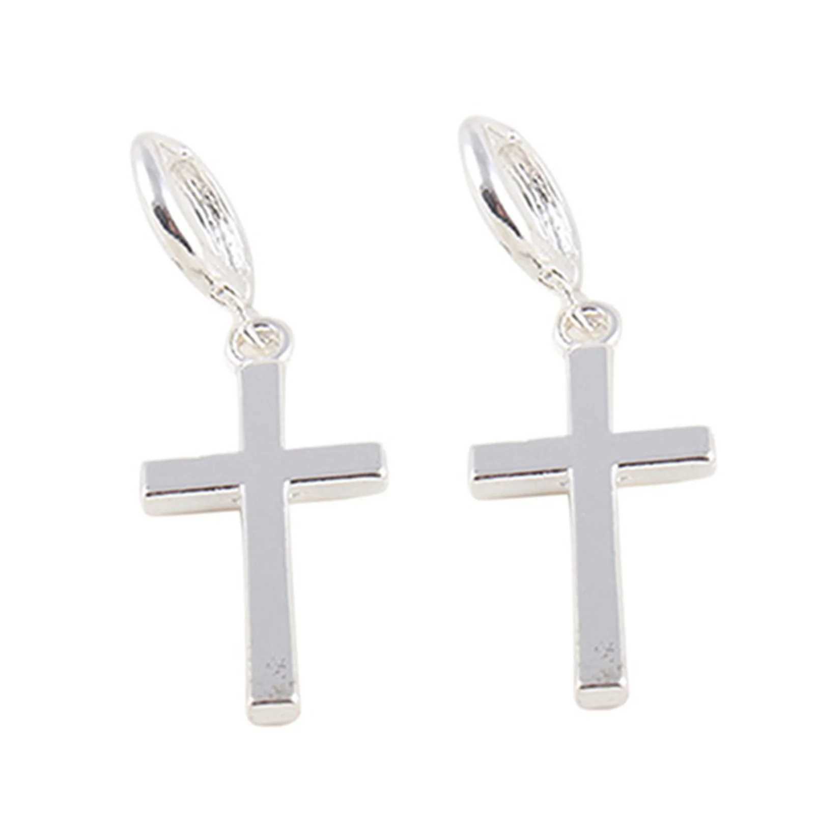 Stud Womens Fashion Punk Cross Anhänger Karton Ohrringe Schmuck 2021 Geschenk Direkter Versand Q240507