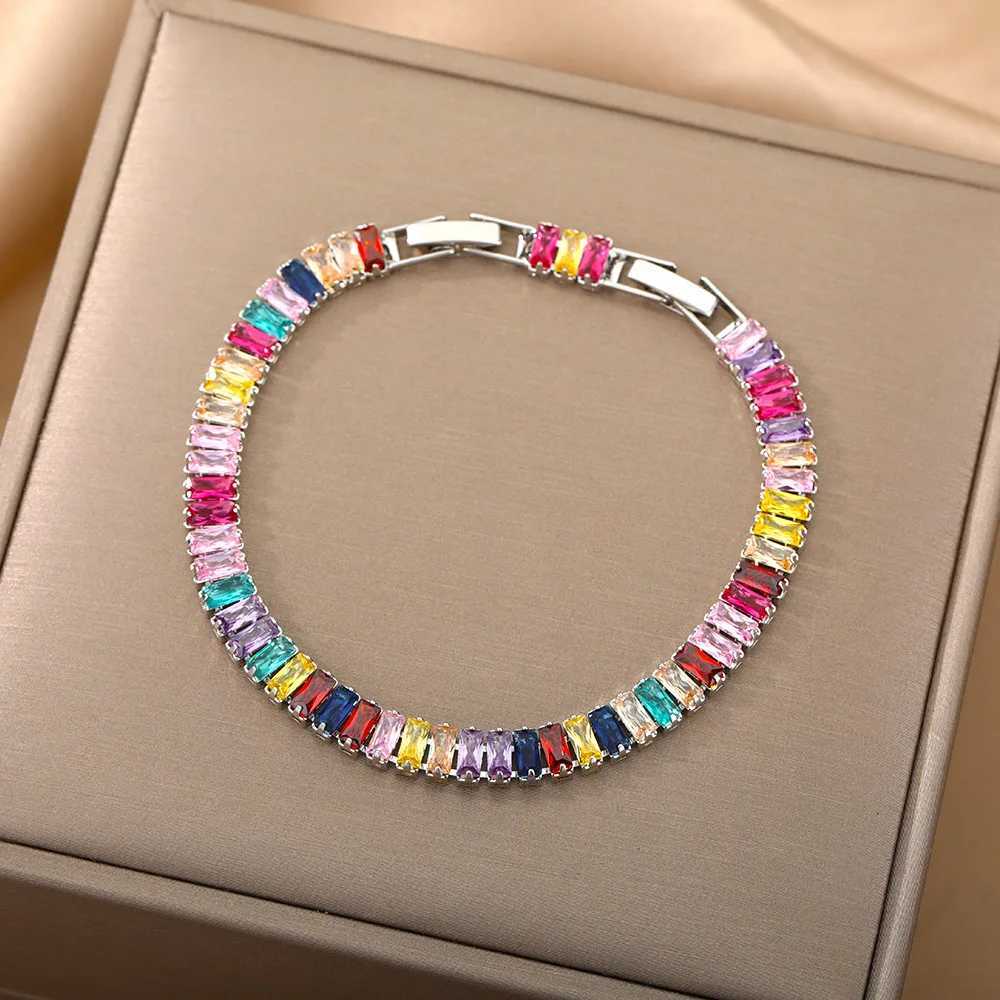 Braccialetti colorati regolabili in rame a rame da braccialetti donne arcobaleno gioielli arcobaleno miglior regalo di matrimonio feste di compleanno