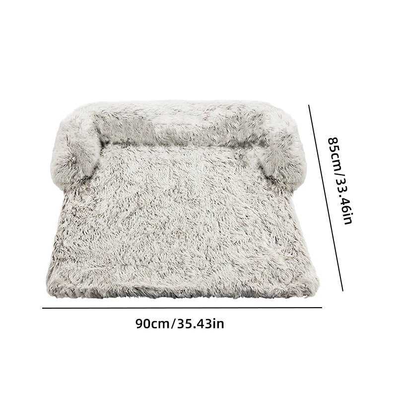 Couvertures en peluche de chenil grand chiens canapé-lit amovible lavable animal de compagnie coussin coussin chat chat de couchage chaud meuble de meubles