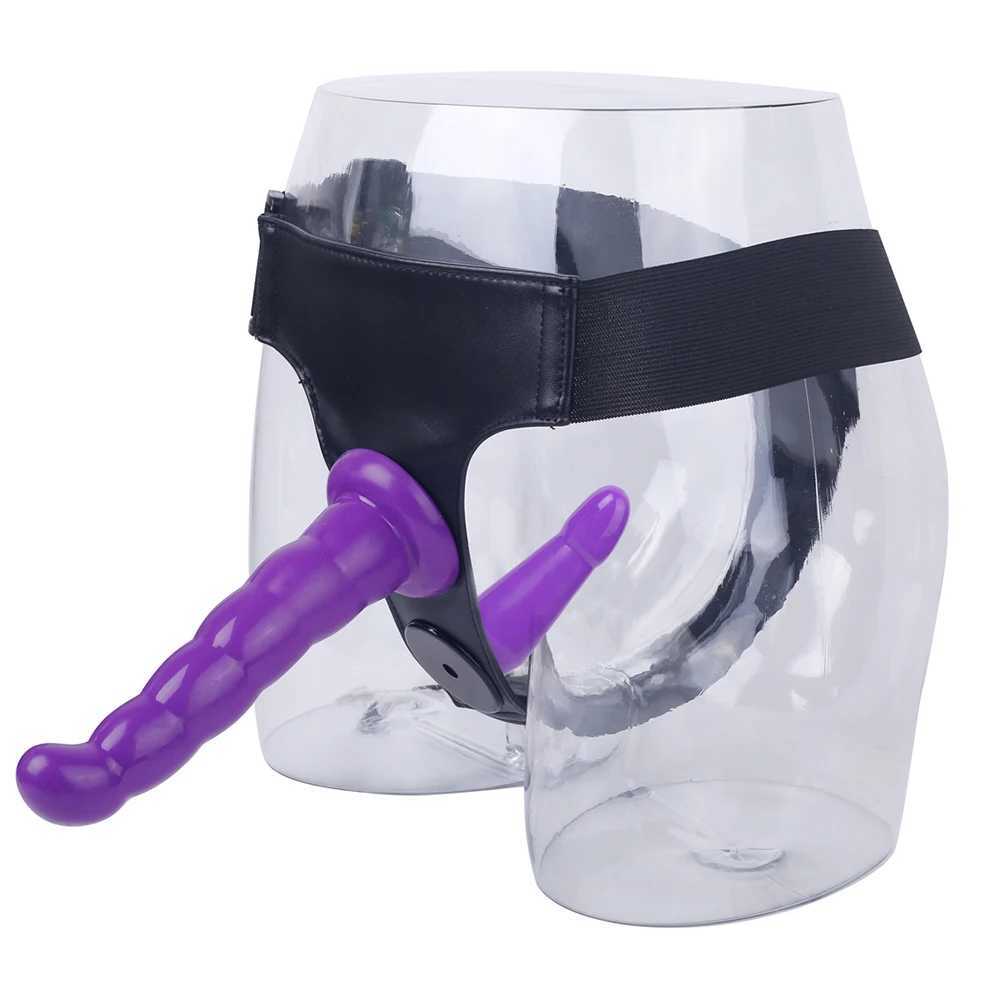 Andere gezondheidsschoonheidsartikelen strap-on dubbele realistische penis dildo broek anaal voor vrouwen mannen vrouwen homo dildos strapon harness riem volwassen games lesbische y240503