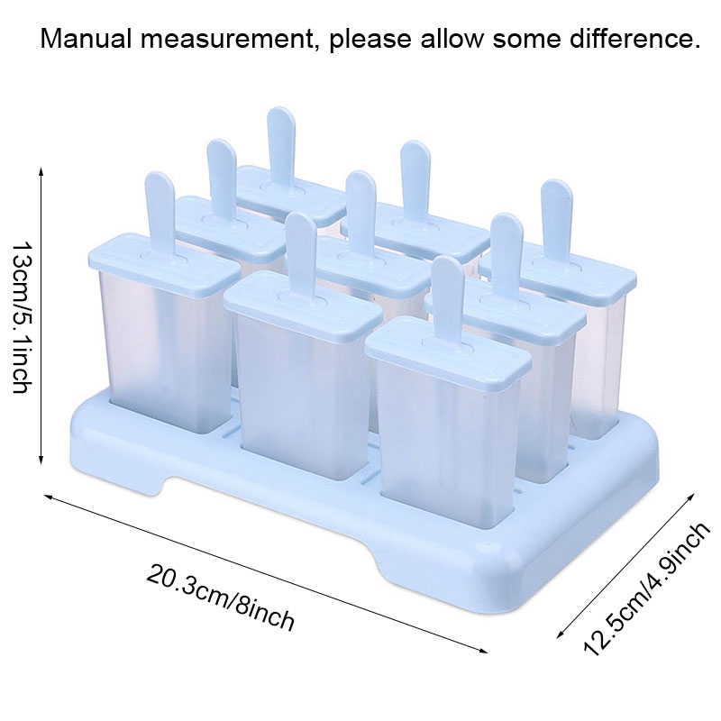 Yeniden kullanılabilir dondurma popsicle kalıp diy pop kalıp ev yapımı dondurulmuş tatlı buz kutusu buz lolly üreticisi kalıplar buz küpü tepsisi w0248