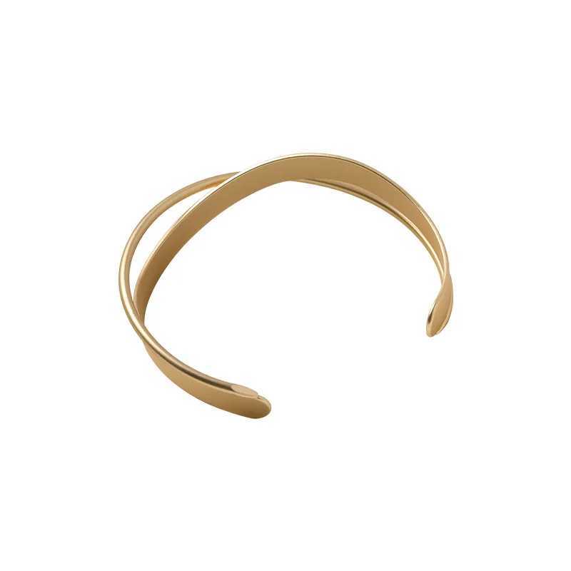 Bangle Ins Korean Matte Gold Bracelet Mobius Bracelet Womens Luxury Gifts Bracelet for Women Jewelry Gift Dropshipping