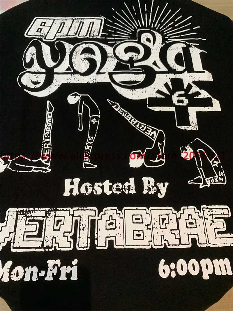 Herr t-shirts svart vit vertabrae 18:00 t-shirt män kvinnor kausal överdimensionerad sommarstil t toppar t-shirt t240508