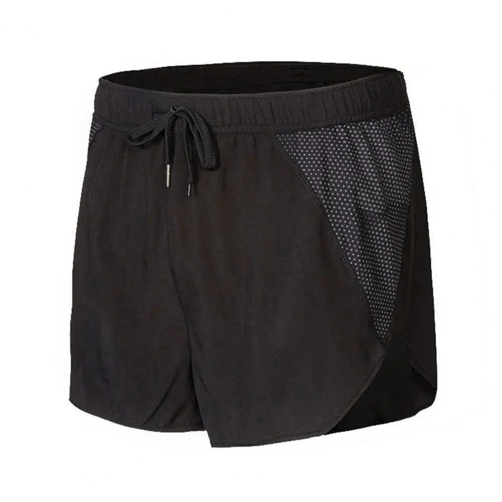 Shorts maschile Shorts Summer Fitness Shorts Colorful Block Quick Elastic Waist Tie Rod Shorts addestrare la palestra che gestisce Shorts Sportswear Sports H240508