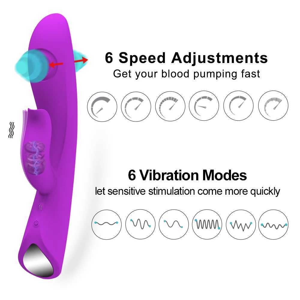 Andere Gesundheit Schönheitspunkte neuer Slap G Punkt auf beiden Seiten Kaninchenvibrator S für Frauen Erwachsenen Shop Clitoris Stimulator Vibration Dildos für weiblich y240503