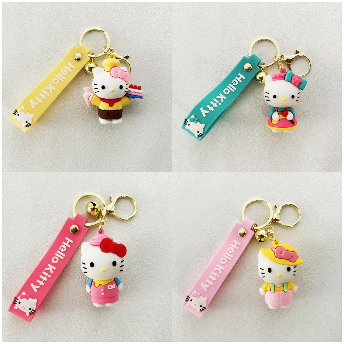 Cartoon Kuromi Keychain süßes Mädchen Paar Anhänger Bookbag Anhänger Keychain Grab Machine Puppe Kleines Geschenkgroßhandel