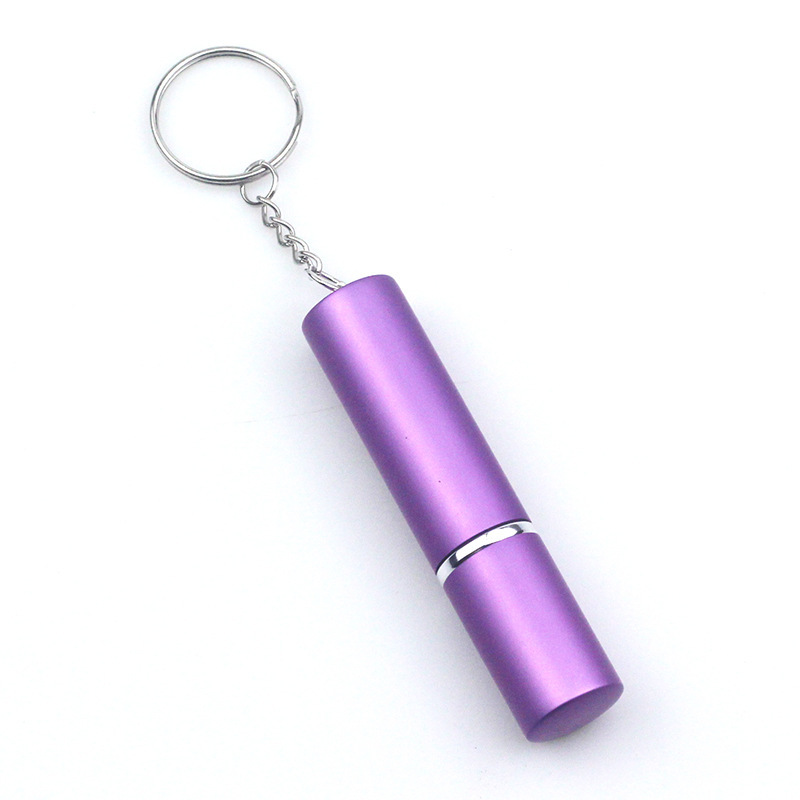 Keychains Accesorios de diseñadores de mujer Clave Mini Perfume Dispenser Pequeño esencia Keychains portátiles con la cadena de tecla de pulverización