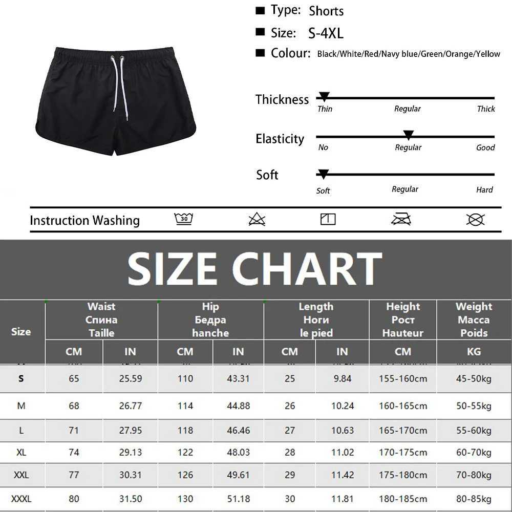 Short masculin Summer Mens Shorts Message de maillot de bain HOMMES MEN CORTON DU RUSTRACT SORF OUTDOOR SPORTS LOBTRE POUR HOMMES MEN MENSE VENSEMENT H240508