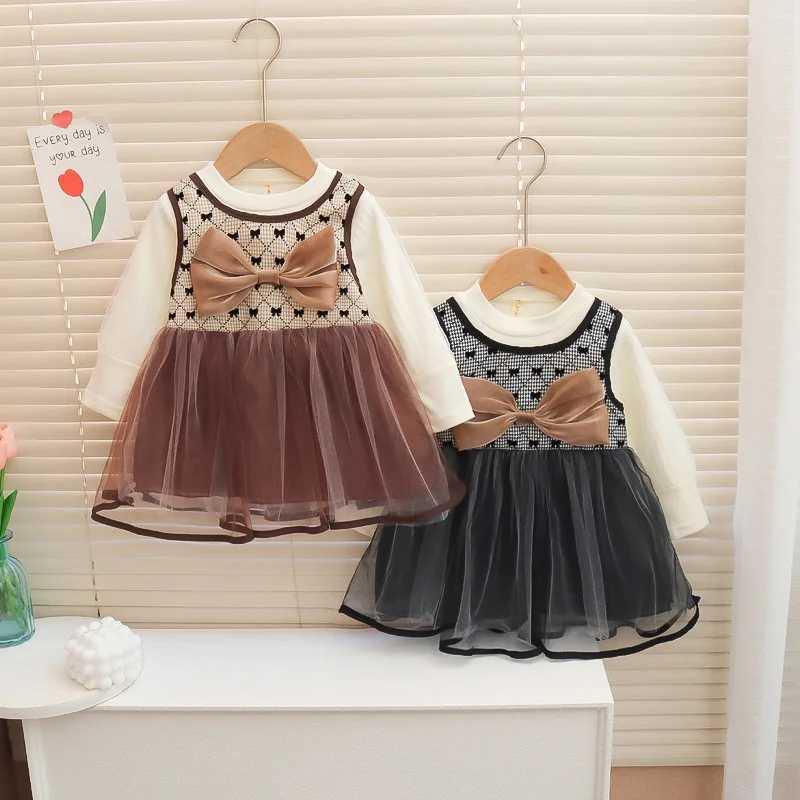 Robes de fille élégante fille robe gamin vêtements robe de bal de bal robe princesse robe mariage formel pour tout-petit costume d'anniversaire fête bébé fille fille a986