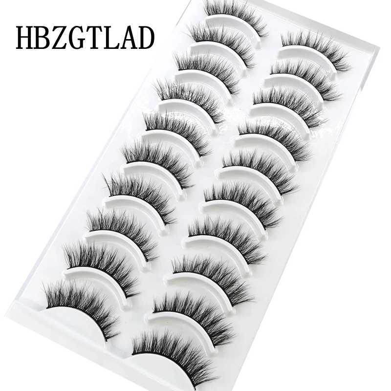 False Eyelashes of natural long 3D mint fake eyelash makeup kit mink eyelashes extended eyelashes short eyelashes d240508