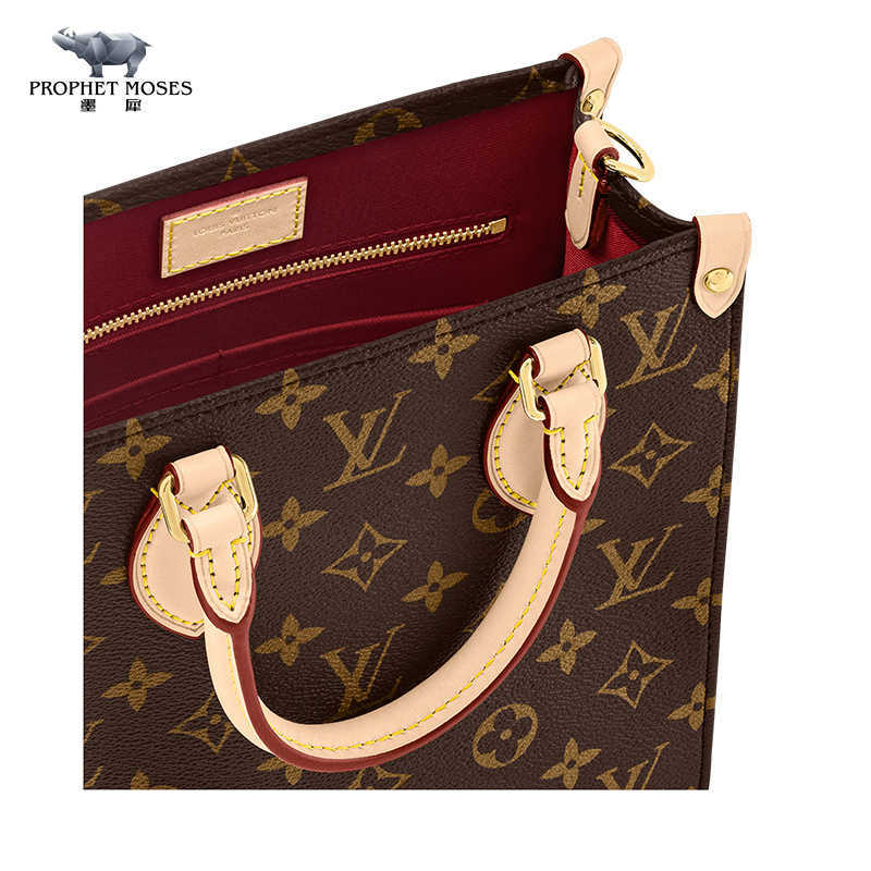 Sacchetti motociclisti inchiostro Rhino rhino Nuova borsa da donna Classic Old Flower Monogram Canvas SAC Plat BB Hantal