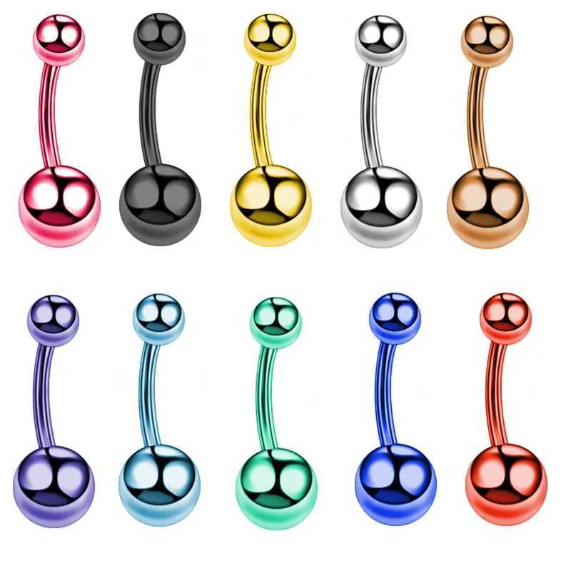 Navelringe 5/10/20 Stück Zirkon 14g Bauch Piercing Los Chirurgischer Stahl Kristall Bauchknopf Ringstangenstange Piercing Set Mix Piercings Ombligo D240509